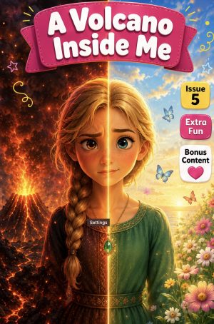 A Volcano Inside Me — illustrated children's storybook about anger, ages 8–12 (Lina series, Kidsbooks)