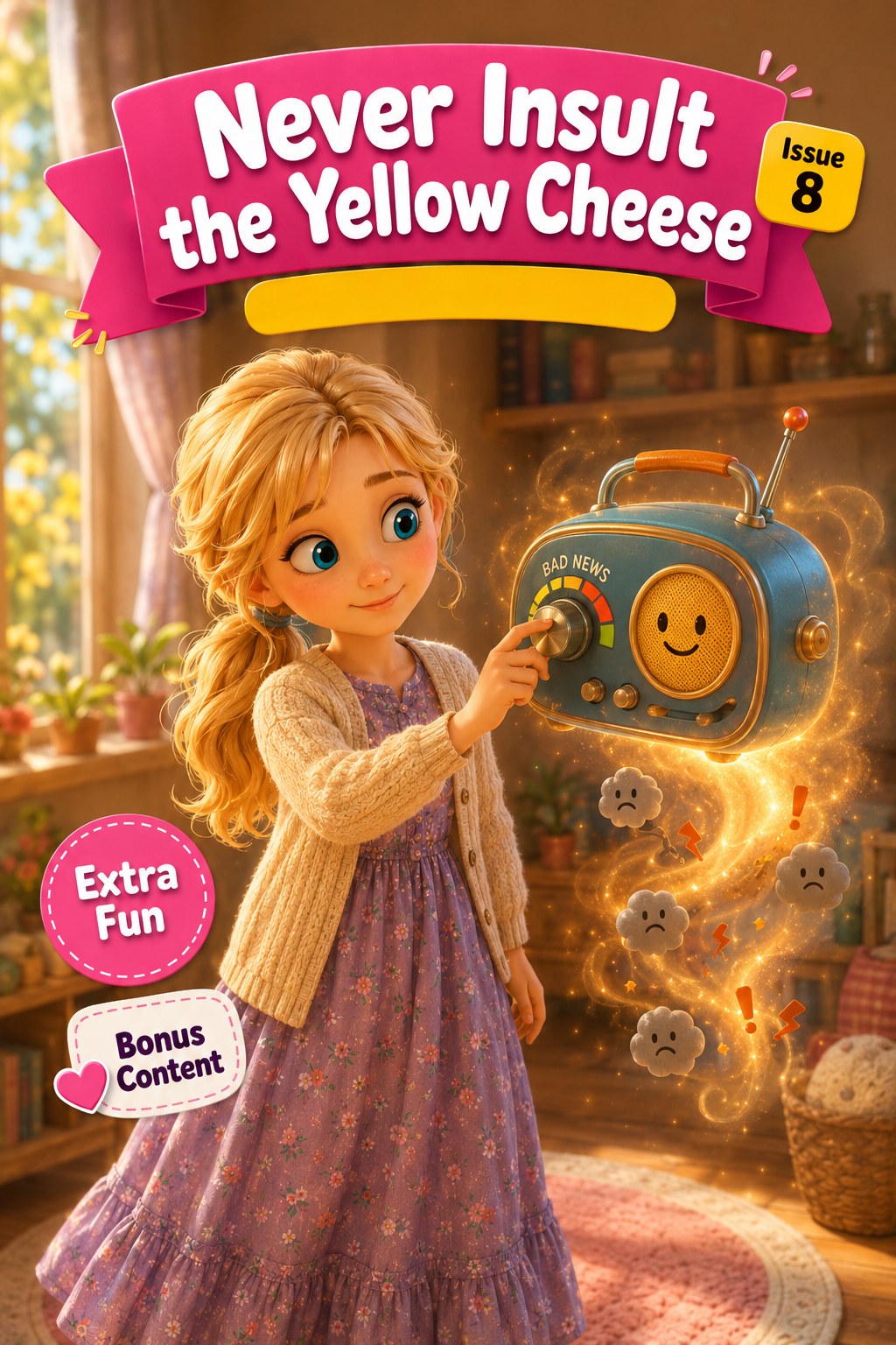 Never Insult the Yellow Cheese — illustrated children's storybook about gratitude, ages 8–12 (Lina series, Kidsbooks)