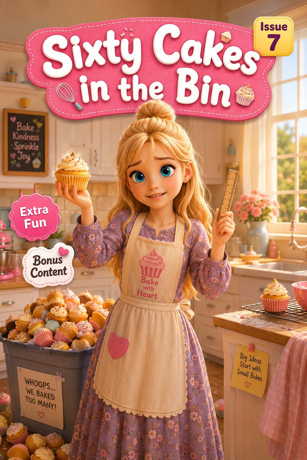 Sixty Cakes in the Bin — illustrated children's storybook about perfectionism, ages 8–12 (Lina series, Kidsbooks)