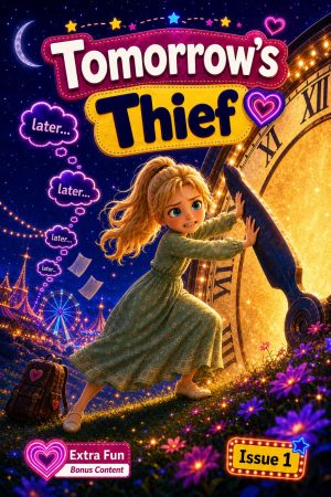 Tomorrow’s Thief — illustrated children's storybook about procrastination for ages 8–12 (Lina series, Kidsbooks)