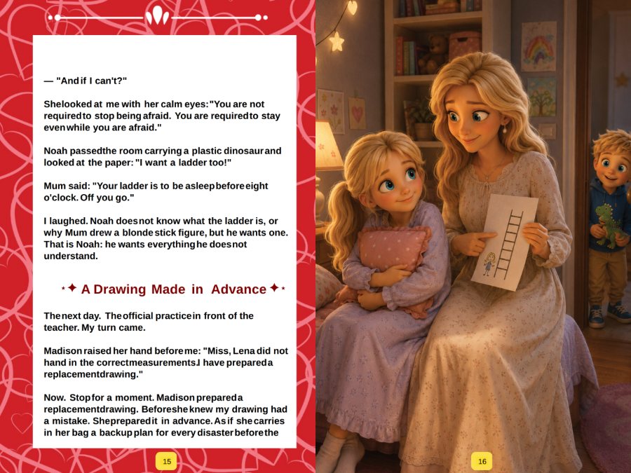 Interior spread from Who Erased My Name